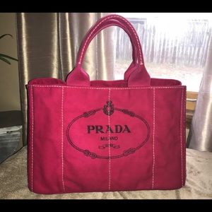 PRADA CANVAS LARGE TOTE